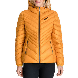 2023 Custom Designed Women's Lightweight Winter <b>Puffer</b> <b>Jacket</b> Hooded Warm Solid Zipper Breathable Knitted Lining Wool Nylon - Product Image 1