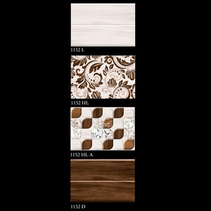 Azulejos de pared de baño de cerámica de color crema 300x450mm - Product Image 6