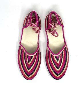 Striped <b>Sandals</b>. Vegan <b>Sandals</b> Handmade Creations - Product Image 1
