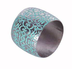 Rond de serviette de concepteur en métal pour la partie caractéristique stockée - Product Image 6