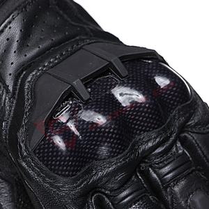 Cuir véritable doré mode moto Cordura hiver moto vestes réchauffé imperméable course maillot gants - Product Image 3