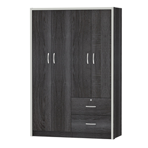 Armoire de chambre à coucher au design moderne avec porte en MDF de haute qualité, grand espace de rangement, mécanisme coulissant, meubles assemblés, maison, hôtel 1279 - Product Image 2