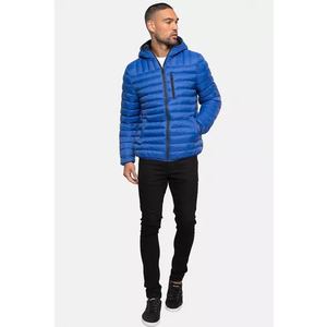 Men's Lightweight <b>Quilted</b> Puffer <b>Jacket</b> Windproof Winter Coat Hooded Puffer <b>Jacket</b> for Outdoor Wear - Product Image 3