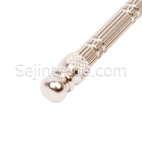 Rodillo de Acupuntura de Acero Inoxidable Plateado Médico DONGBANG, Masajeador de Puntos de Acupuntura Tipo A de 105 mm, Cuidado de la Salud Corporal y Facial, Control de Tiempo