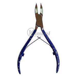 Pince à ongles dorée à double ressort avec lame tranchante Livraison rapide pour salon de manucure Pince à cuticules pour doigts - Product Image 4