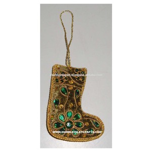 Antique Hand Embroidery Christmas Hanging - Product Image 1
