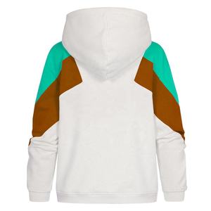 Sudaderas con capucha para hombre, jersey de retazos, sudaderas de lana de algodón con bloque de color, Tops informales con cordón y bolsillo Kanga - Product Image 5