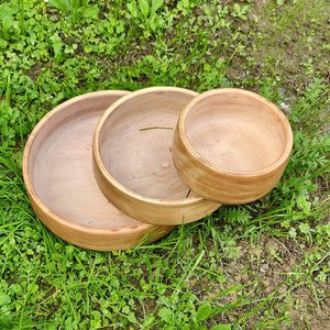 Bol en bois de style traditionnel moderne de haute qualité pour cadeaux d'affaires, cérémonies de retraite, Thanksgiving - Product Image 1