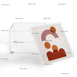 Boîte sucrée en acrylique au design classique Boîte de dattes de chocolats de forme carrée de la meilleure qualité à un prix abordable - Product Image 4