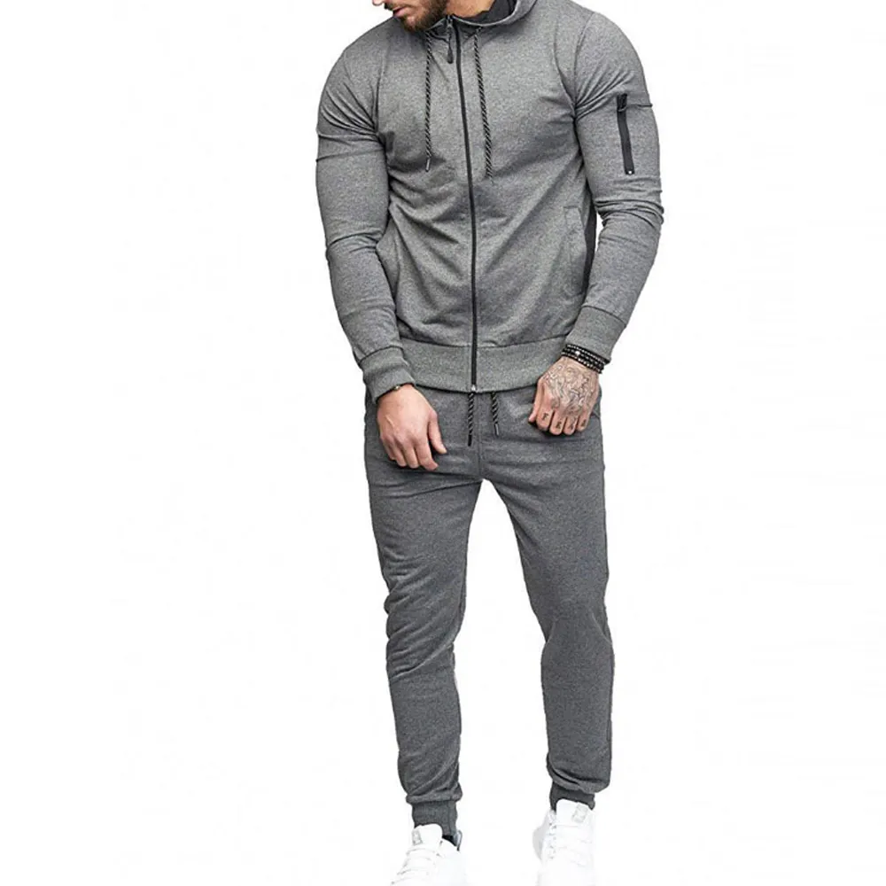 Vente en gros de survêtements de sport chauds de haute qualité, conception OEM, fabricant de survêtements personnalisés pour hommes