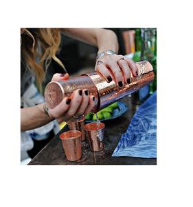 Haute Qualité Cuivre Cocktail Shaker En Acier Inoxydable Barman Kit Cocktail Shaker Set Bar Shot Dumbly Jigger pour Bois Muddler - Product Image 4