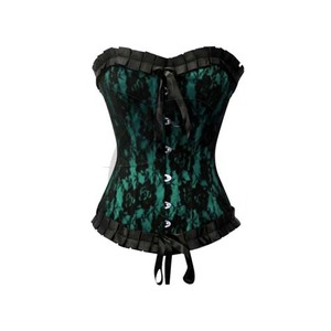 Luxury Women's Satin Corset Vintage Waist Cincher Bustier with Lace-Up Back Slimming Steampunk Gothic Bodysuit Shaper Pattern - Product Image 5