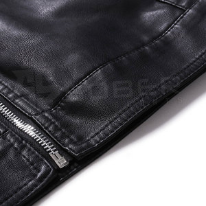 Blouson d'hiver en cuir Pu homme, à manches longues, de grande taille, - Product Image 6