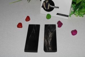 Balance de haut-parleur Gava naturels, de forme rectangulaire pour cadre de lunettes, couleur marron, plaque en corne, fabricant, new, - Product Image 4