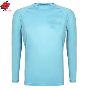 Ropa de pesca de secado rápido transpirable personalizada Unisex camisa de hombre de secado rápido de manga larga sublimación de tinte de talla grande a prueba de viento - Product Image 5