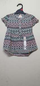 Blusas de Algodón Casuales con Estampados Florales de Manga Corta para Adolescentes, Excedentes de Ropa de Marca de la Marca Overstock Apparels - Product Image 3