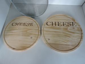 Blocs de logo personnalisés planche à découper le fromage pierre d'ardoise noire naturelle en bois de bambou pour un usage domestique emballé en morceaux - Product Image 6