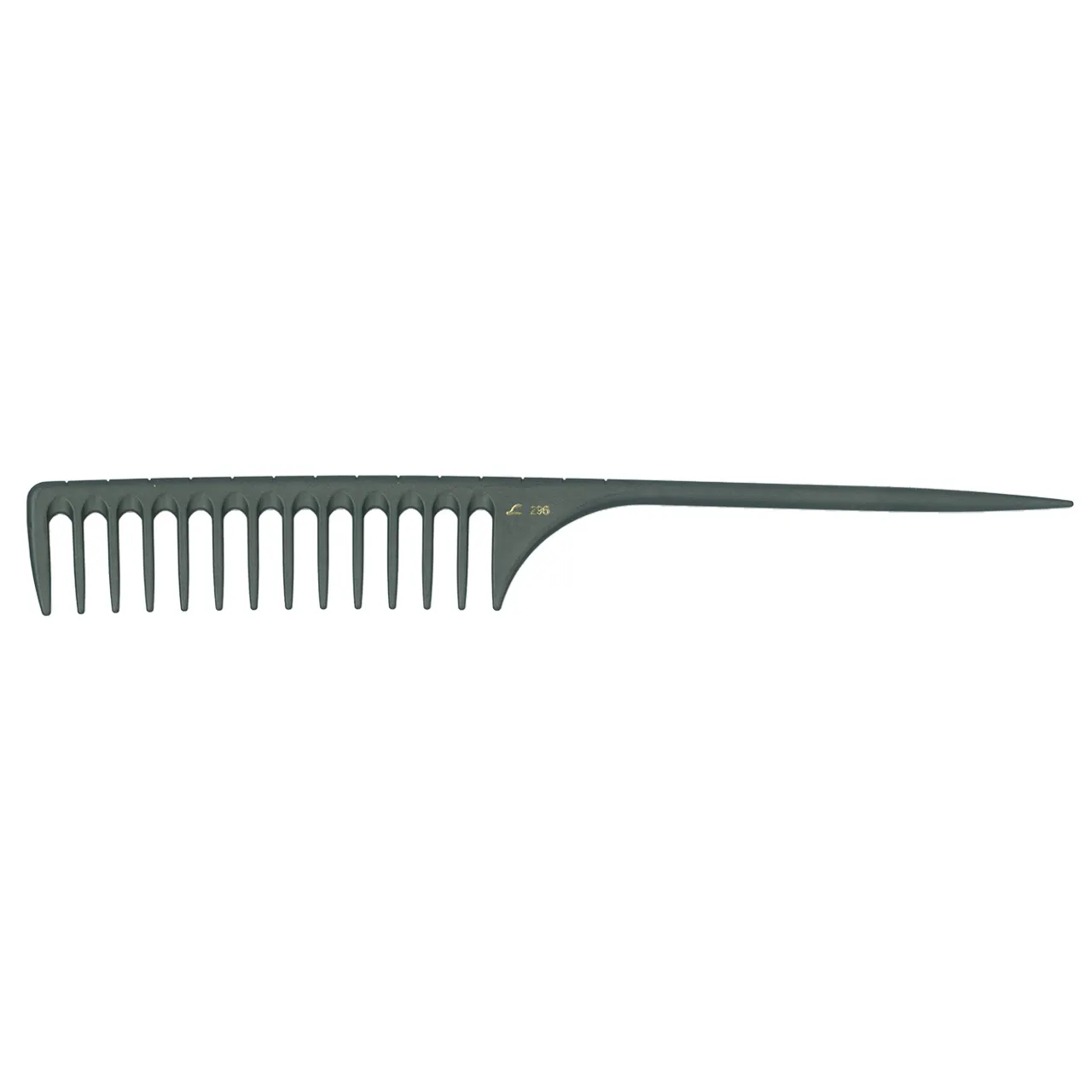 LEADER COMB Carbon Comb#296 Finishing & Setting Professional Cutting Comb