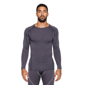 Sous-vêtements thermiques pour hommes PIHA SPORTS, hauts thermiques, chemises thermiques, couche <span class=keywords><strong>de</strong></span> base, compression, manches longues, tee-shirt <span class=keywords><strong>de</strong></span> sport doublé - Product Image 1