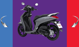 ¡La mejor venta! De calidad superior de la motocicleta de la VESPA 125cc (Janusd Premium) gris/azul - Product Image 5