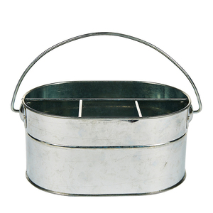 Factory Offer Metal Planters & Pots Oval Shaped Galvanized Greenery Buckets Metal Farmhouse Decorate Bucket Planter - Product Image 6