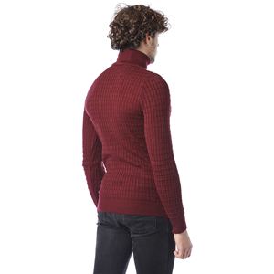 Pull décontracté pour homme, col rond, tricoté, chaud, vêtement de qualité, de fabrication turque - Product Image 4