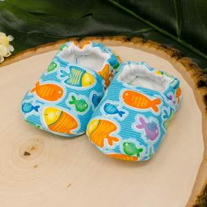 Bottines pour bébé en coton, chaussures en tricot pour nouveau-né, 100 coton, chaussures organiques pour nourrissons - Product Image 2