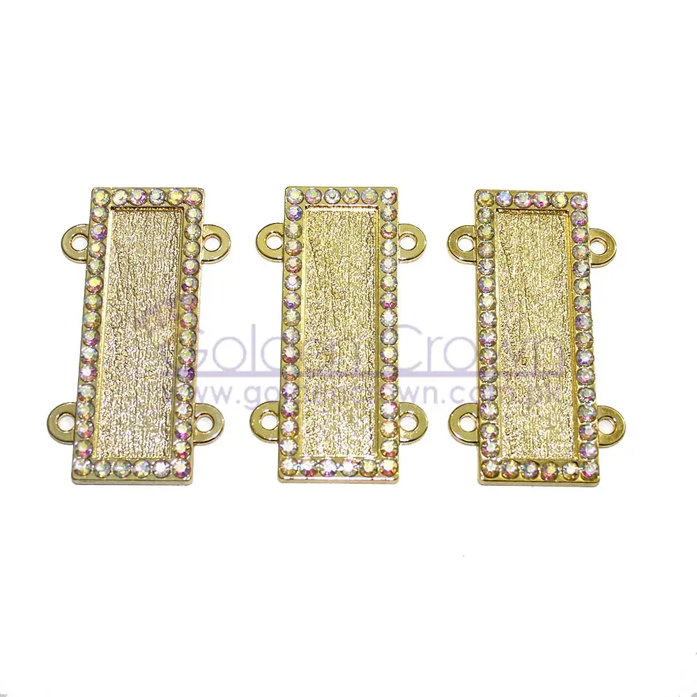 Nome massonico barre bordo dorato placcato | Massonico insegne ufficiale fornitore di gioielli con strass metallo religioso GC-001859 GC PK