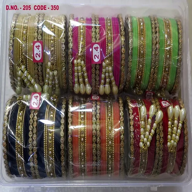 Multi Colour Bangle Set for Indian Ethnic Trendy Look