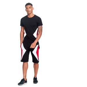 Conjunto deportivo de dos piezas para hombre, novedad, traje para el sudor, para el verano - Product Image 6