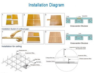 3D mô hình thiết kế hấp thụ âm thanh tấm MDF MgO Đục Gỗ Acoustic bảng hấp thụ âm thanh Bảng điều khiển âm thanh đục lỗ - Product Image 4