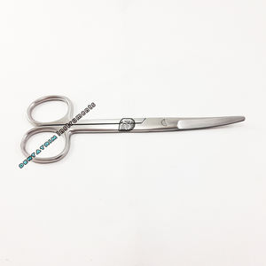 Lot de 5 ciseaux chirurgicales courbes en acier inoxydable, outil en acier inoxydable, de haute qualité, Instruments chirurgicaux généraux - Product Image 3