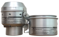 Testeur de détecteur de chaleur pour alarme incendie NFBR, construction en fer chromé, diamètre 130 mm. Récipient d'essai 1150-4650 mm