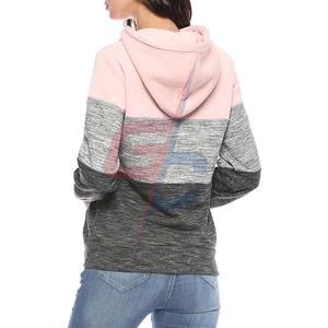 Jersey de proveedor de Sudadera con capucha de moda con forro polar de manga larga activa para mujer con talla grande - Product Image 4