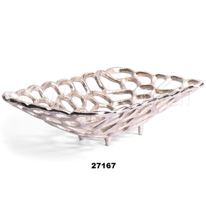 Panier de fruits et légumes en aluminium de haute qualité avec miroir poli - Product Image 1
