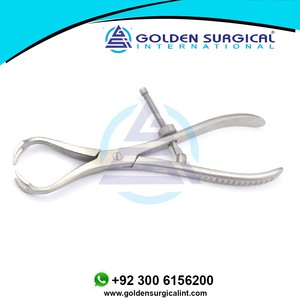 Patella Bone Holding Forceps 9.5" 2X2 PRONGS with Speed Lock Best Quality Reposition Reduction Orthopedic Instruments - Product Image 6