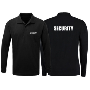 Polo de manga larga de seguridad de poliéster 100% para hombre, uniforme de protección de dos tonos - Product Image 5