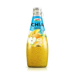 ISO 290มิลลิลิตร NAWON Chia เมล็ดเครื่องดื่มผสมน้ำผลไม้น้ำผลไม้เพื่อสุขภาพเครื่องดื่ม OEM ประกันการค้าขายส่งราคา - Product Image 1