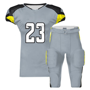 Maillot de football Sublimé Dernières conceptions maillot de football maillot de football pas cher fabricant d'uniformes de football américain - Product Image 3