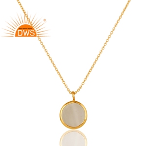 Collar con Colgante de Piedra Lunar Blanca Natural de Plata de Ley 925 de la Mejor Calidad 2026 para Mujer, Fabricante de Joyería - Product Image 2