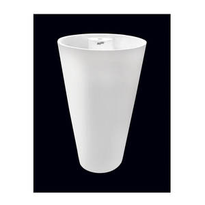 อ่างล้างหน้าเซรามิกทรงกลมแบบหลุมเดียวของผู้ผลิต OEM พร้อมตัวเลือกราคาประหยัดแบบแท่นสำหรับใช้ในห้องน้ำหรือในห้องน้ำ - Product Image 1