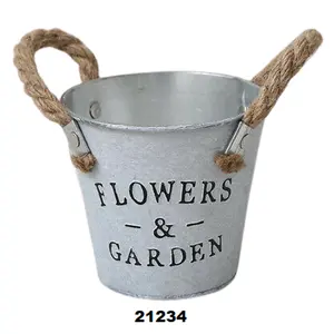 Bán Buôn Home & Garden Cast Sắt Flower Xô Nồi Treo Planter Vườn Chậu Cửa Sổ Chậu