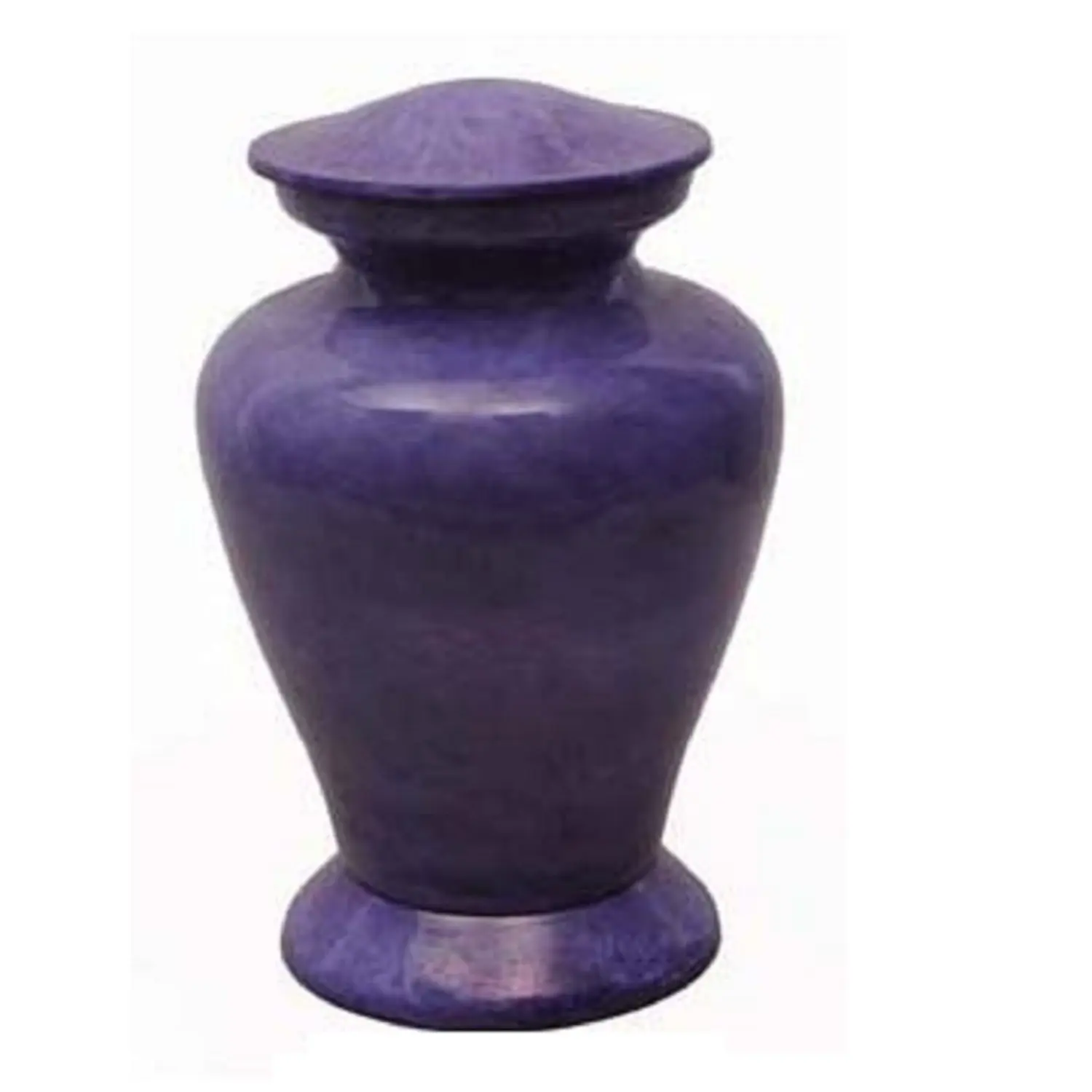 Urnas funerarias y religiosos para cenizas, recuerdo de cremación de aluminio, urna conmemorativa para cenizas, color púrpura, superventas