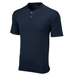 Camisa sin Cuello con Botones, Diseño Sólido, Tela de Poliéster/Algodón con Estampado Serigrafiado - Product Image 2