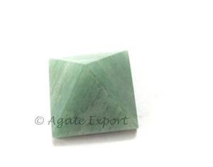 Piedra preciosa curativa Aventurina verde Pirámides pequeñas artesanía de piedra de cristal curativa - Product Image 1