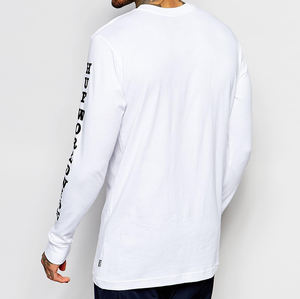 Camiseta unisex con cuello redondo, algodón supersuave, estampado personalizado, ajuste regular, ropa de talla grande para hombre, venta al por mayor en línea, BD - Product Image 5