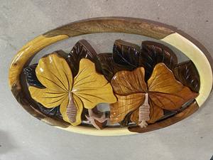 ที่มีคุณภาพสูงไม้ผนังศิลปะ Intarsia แขวนจากเวียดนาม - Product Image 4