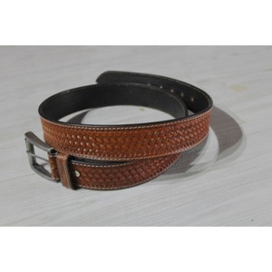 LW Trendy 2024 Fashion Customizable Men's High Quality Genuine Cow Hide Leather <b>Belt</b> Copper Buckle Casual Male Jeans <b>Accessory</b> - Product Image 5