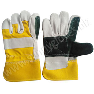 Guantes de Trabajo de Seguridad de Piel de Vacuno 2021, Diseño Antideslizante con Pulgar en Forma de Ala, Opciones de Color Personalizadas, Construcción Duradera - Sunny Gloves - Product Image 4