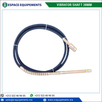 Führender Hersteller von Hochwertigen 185HZ Vibrationsfrequenz Edelstahl-Draht Betonvibrator-Schaft 38 mm